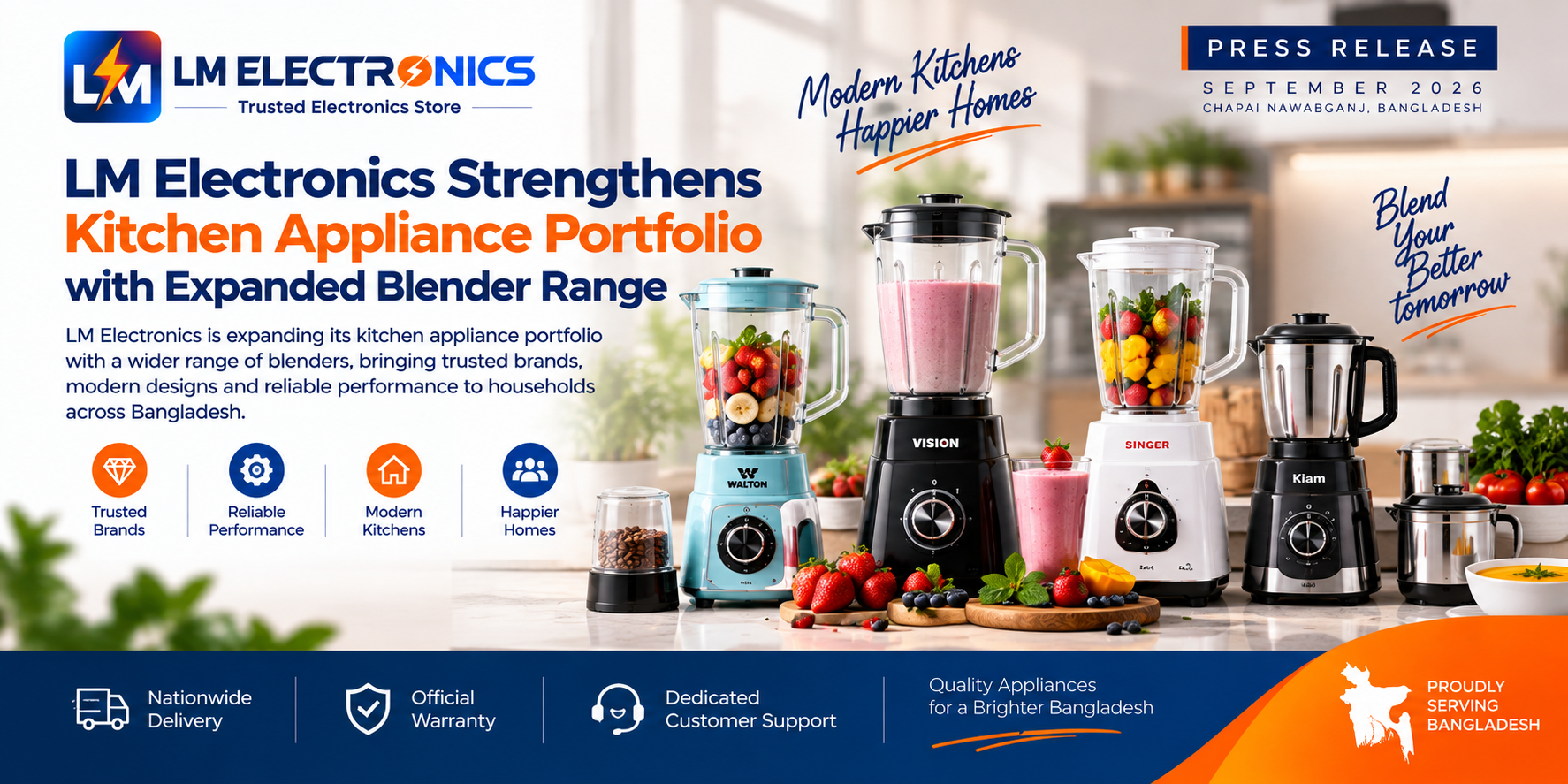 LM Electronics Expands Nationwide Access to Official Home Appliances LM Electronics Expands Nationwide Access to Official Home Appliances