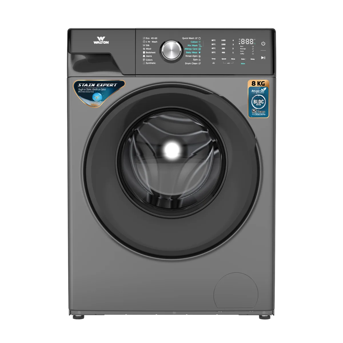 Walton Front Load Washing Machine WWM-AFB80 product image