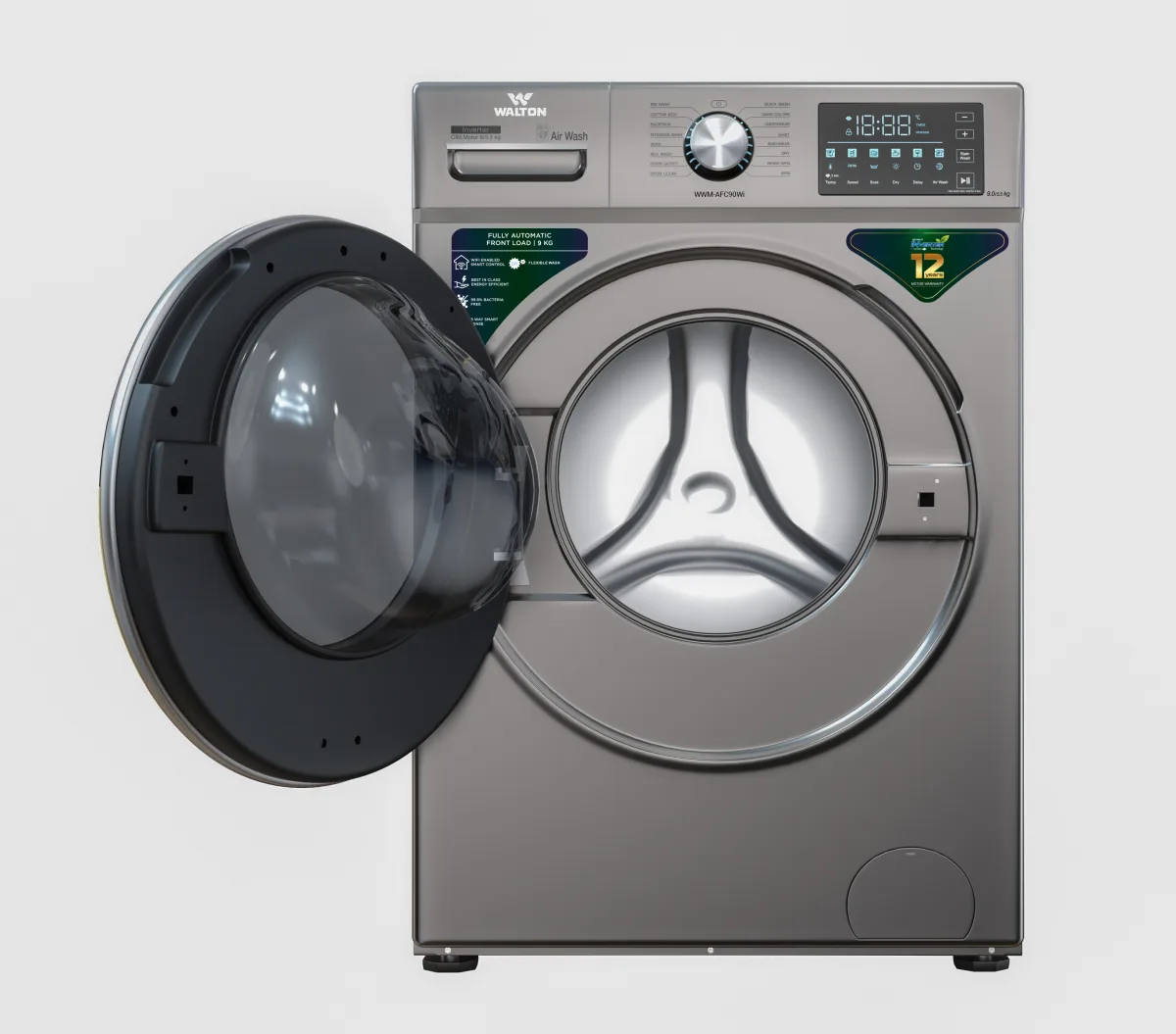 Walton Front Load Washing Machine WWM-AFC90WI — 2