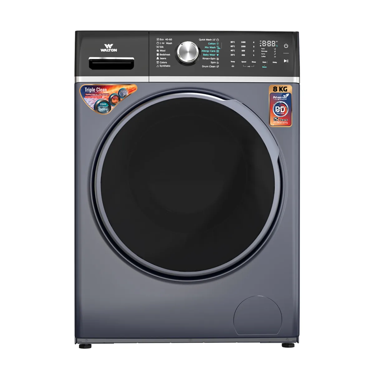 Walton Front Load Washing Machine WWM-AFD80 product image