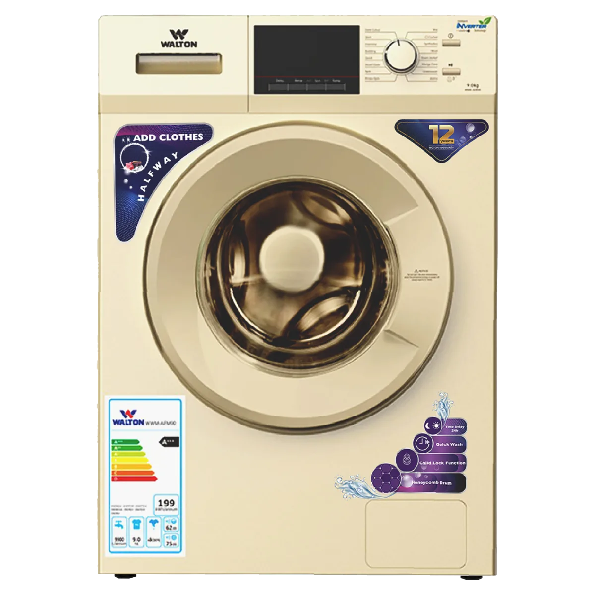 Walton Front Load Washing Machine WWM-AFM90 product image