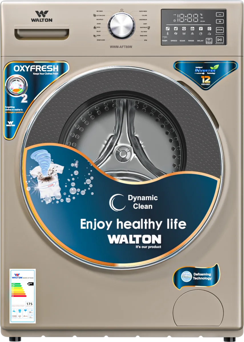 Walton Front Load Washing Machine WWM-AFT80W product image