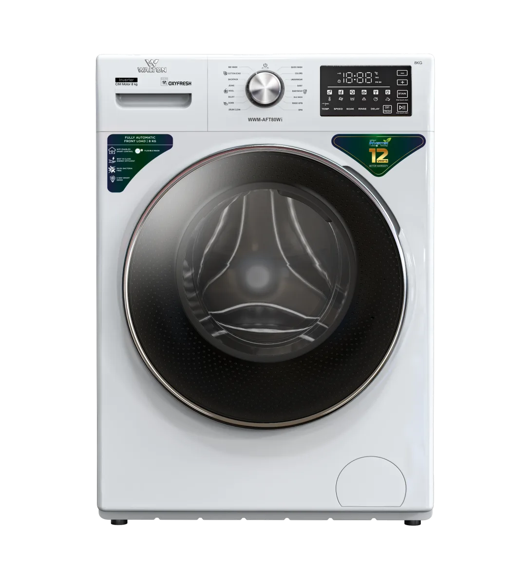 Walton Front Load Washing Machine WWM-AFT80WI product image
