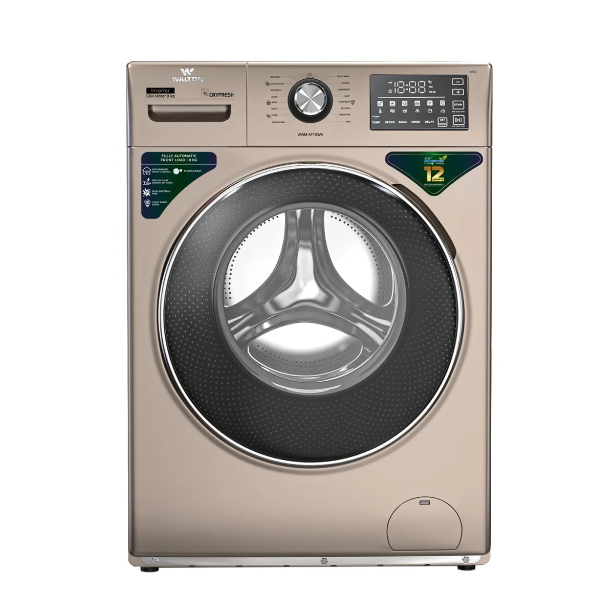 Walton Front Load Washing Machine WWM-AFT80WI — 2