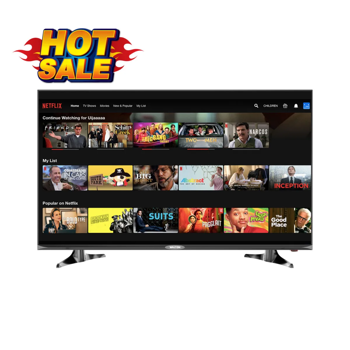 Walton LED TV W43D210NF product image