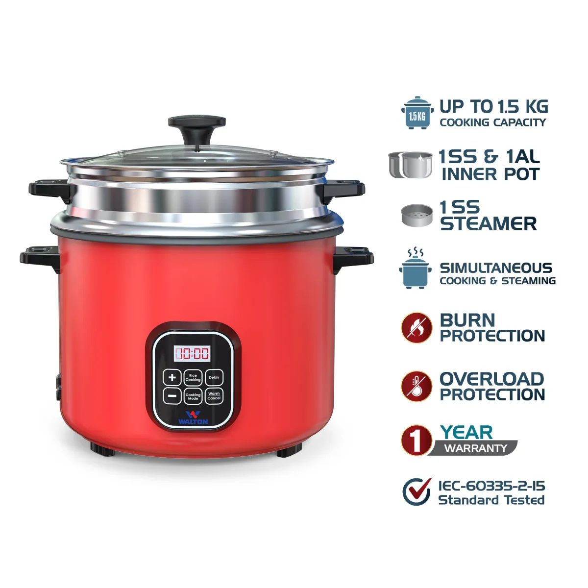 Walton Multi Cooker WDC-ALL-ROUNDER-2-2L product image