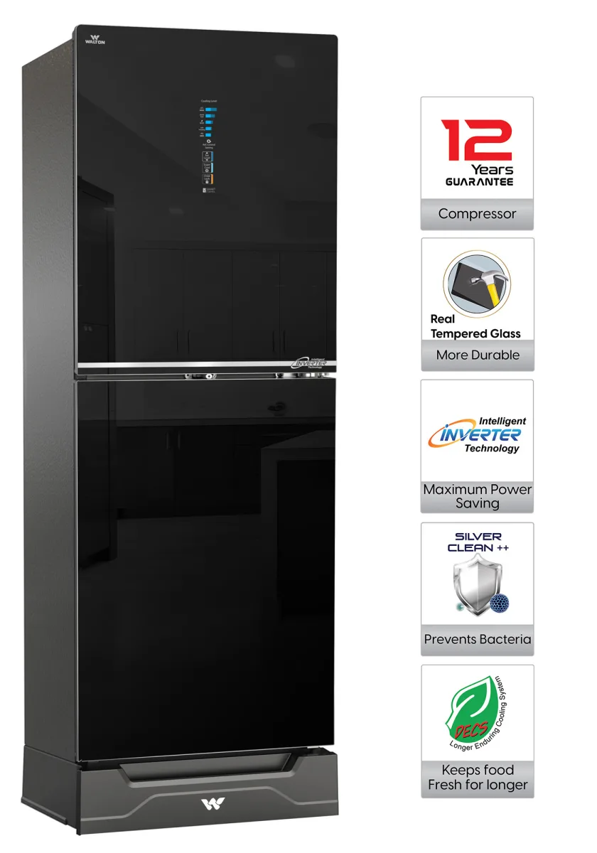 Walton Refrigerator WFD-1F3-GDEL-SC (Inverter) product image