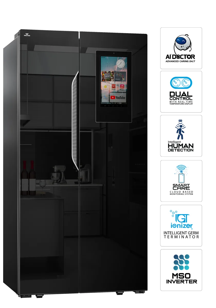 Walton Refrigerator WNI-6A9-GDNE-BD product image