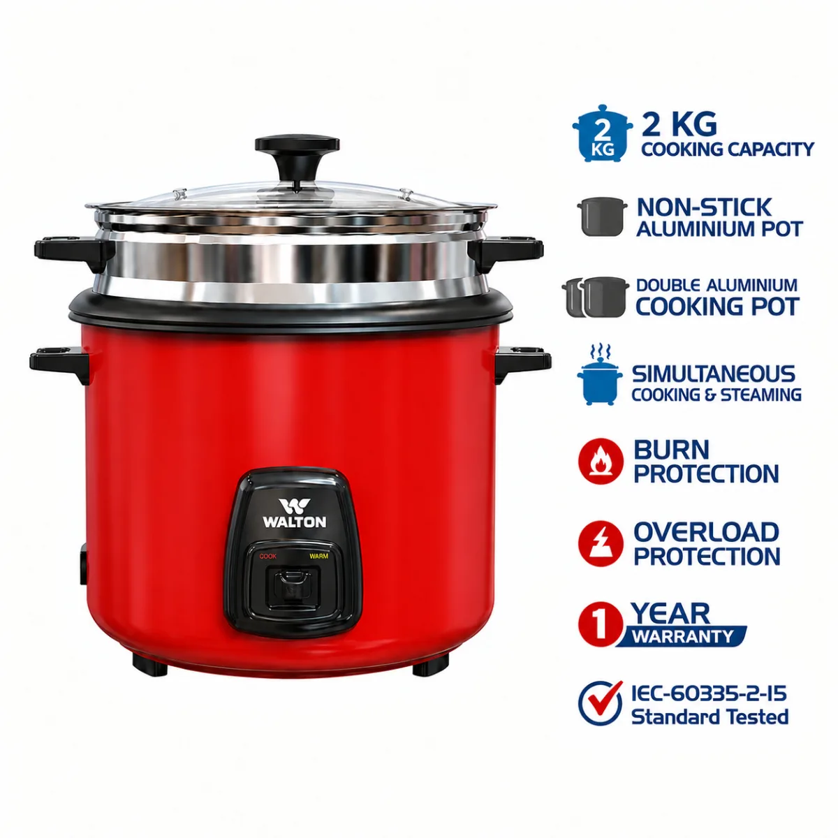 Walton Rice Cooker WRC-STAR-3-0L product image