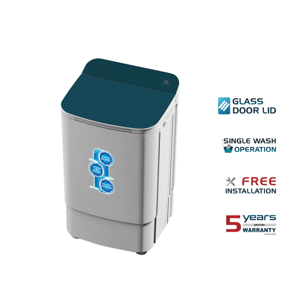 Walton Semi-Auto Washing Machine WWM-SAS60C product image