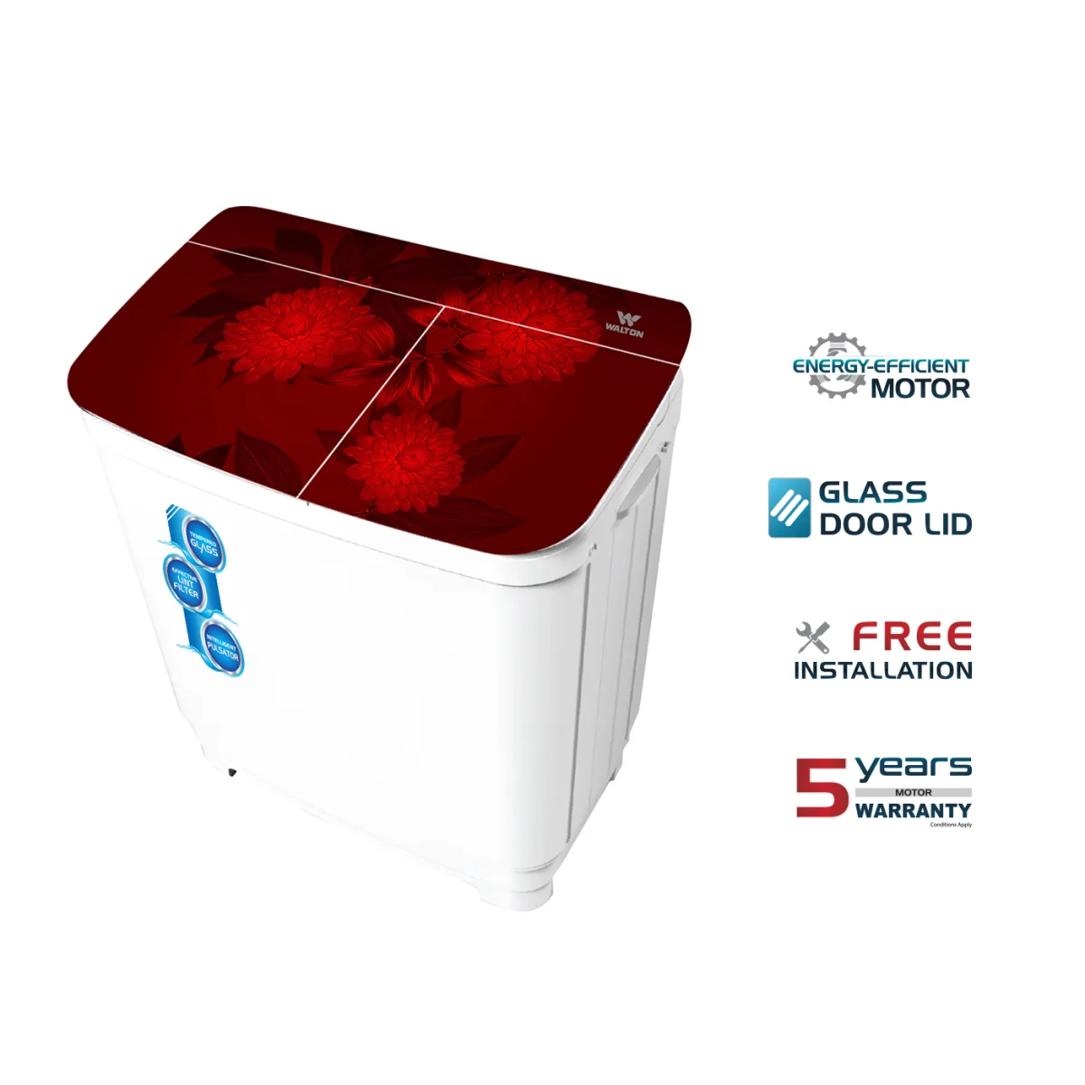 Walton Semi-Auto Washing Machine WWM-SAT80C product image
