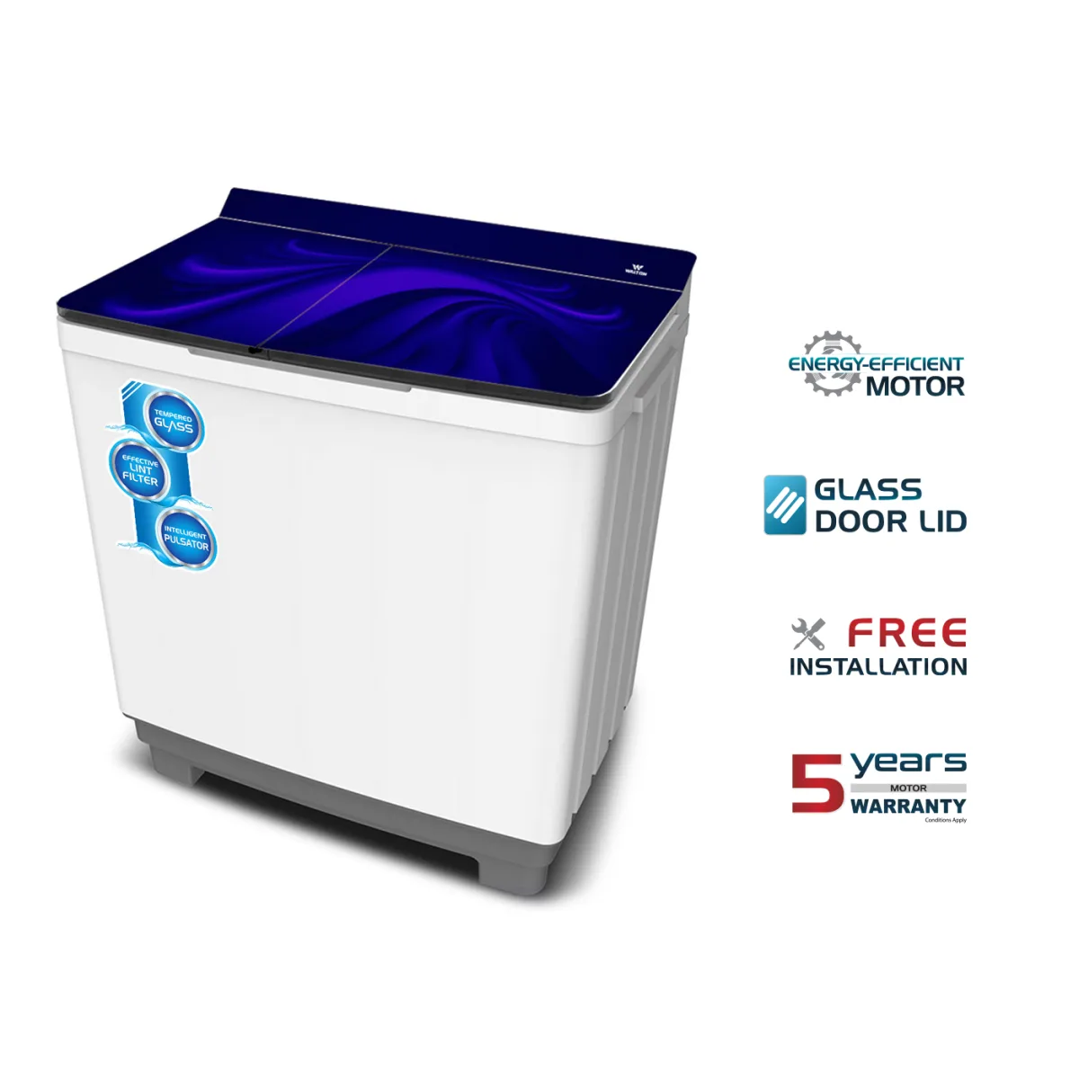 Walton Semi-Auto Washing Machine WWM-SAT90C product image