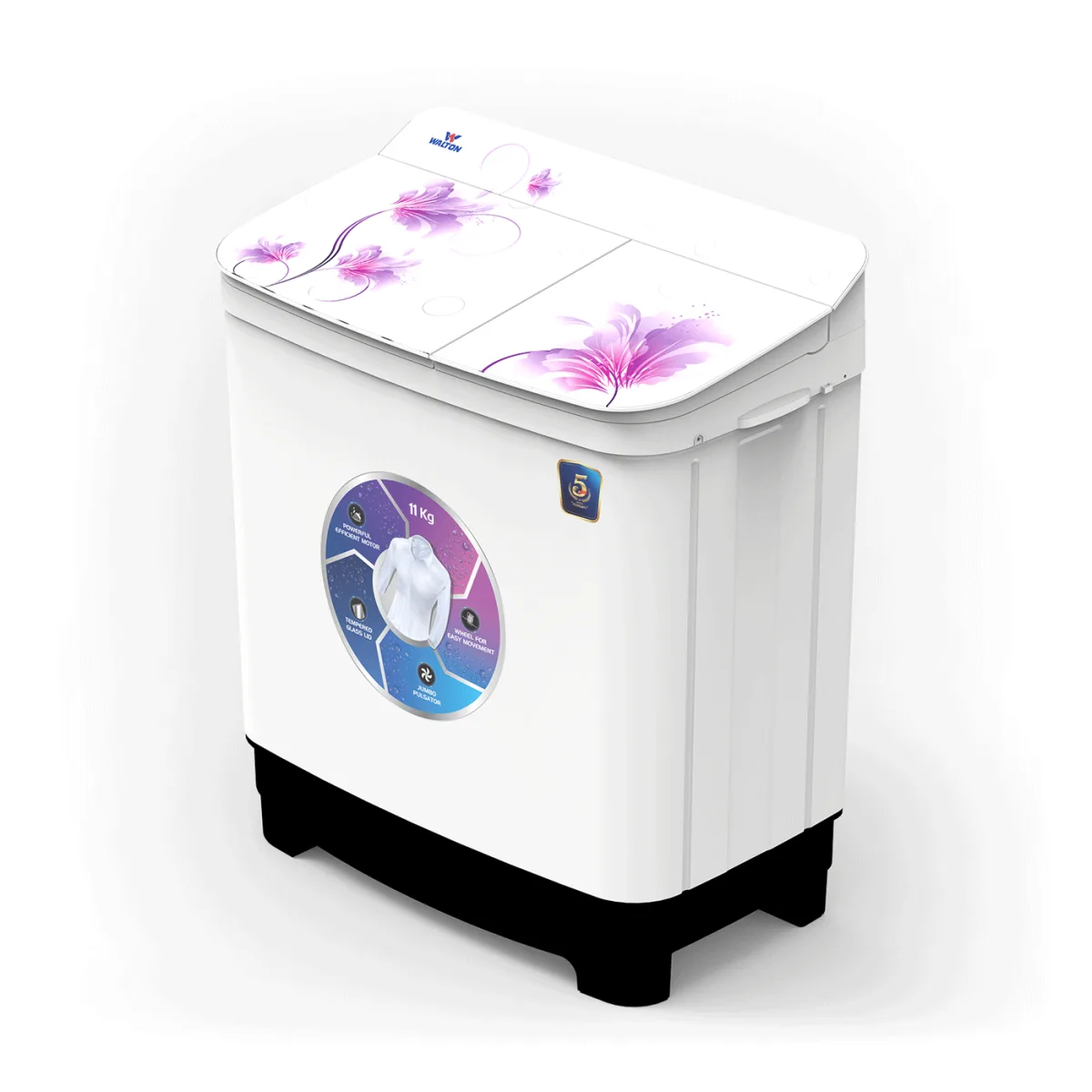 Walton Semi-Auto Washing Machine WWM-TWG110P — 3