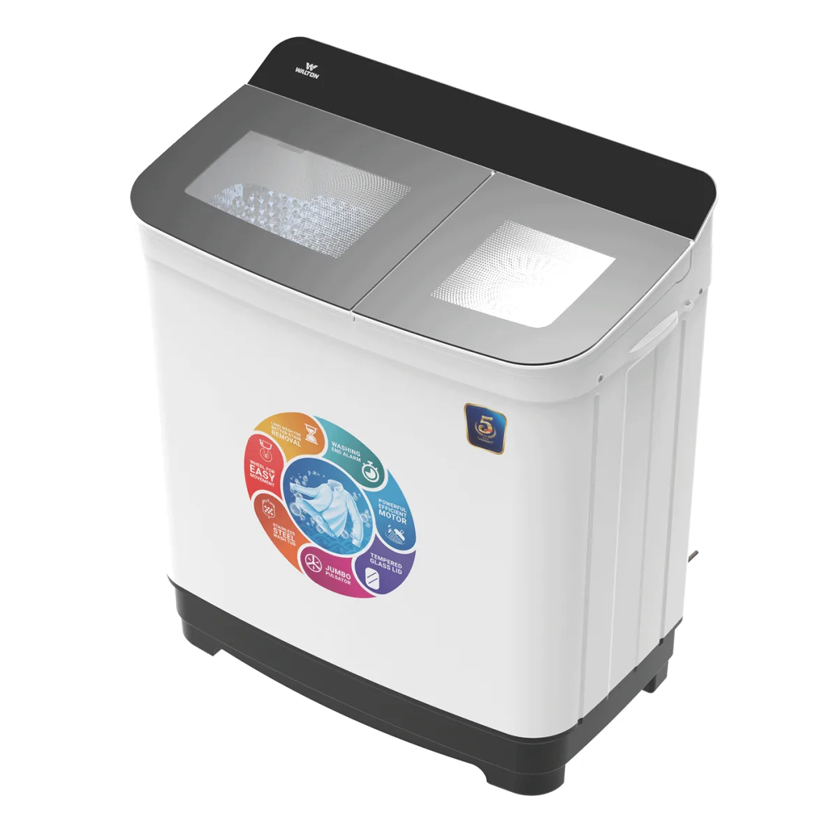 Walton Semi-Auto Washing Machine WWM-TWG90ML — 2