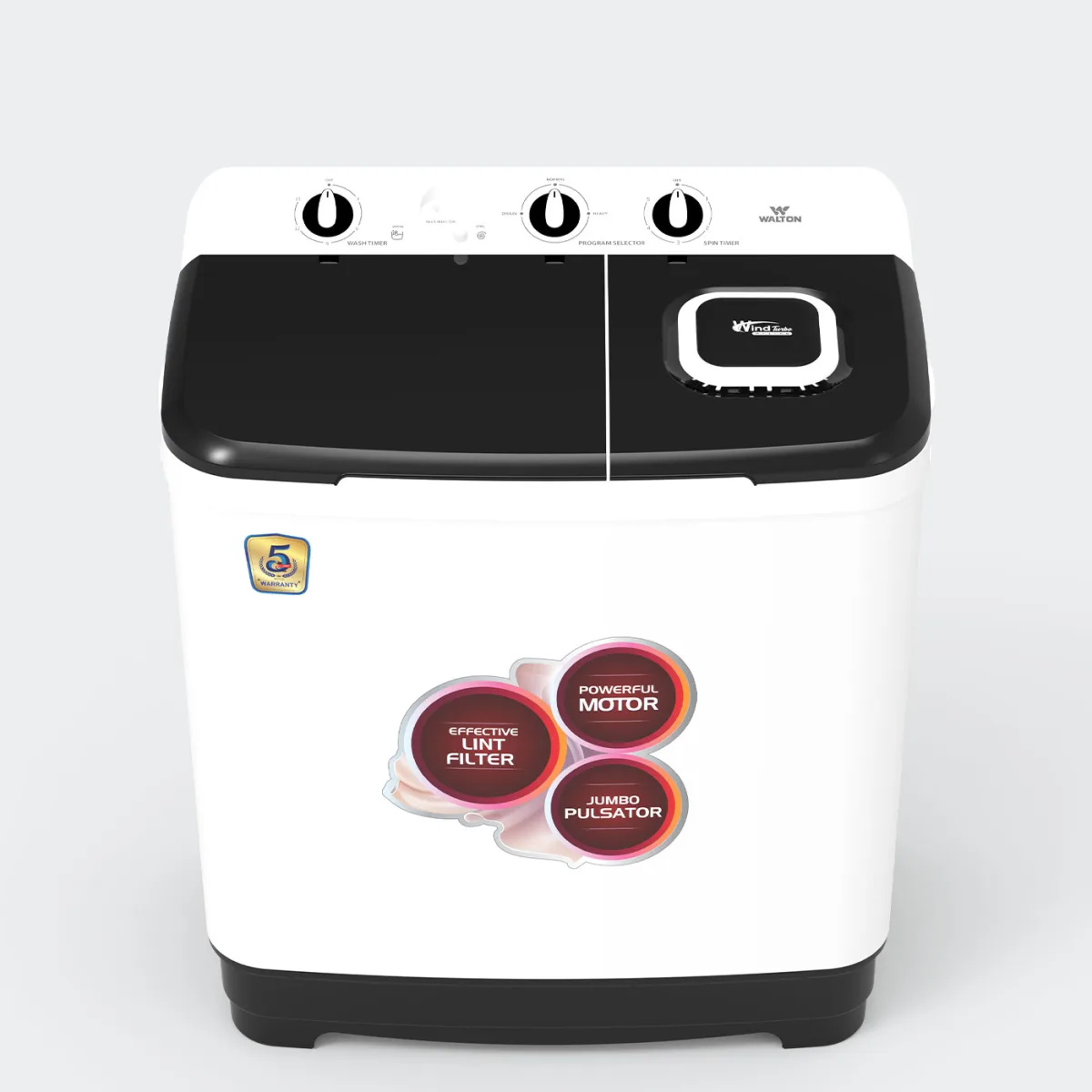 Walton Semi-Auto Washing Machine WWM-TWP100DP — 2