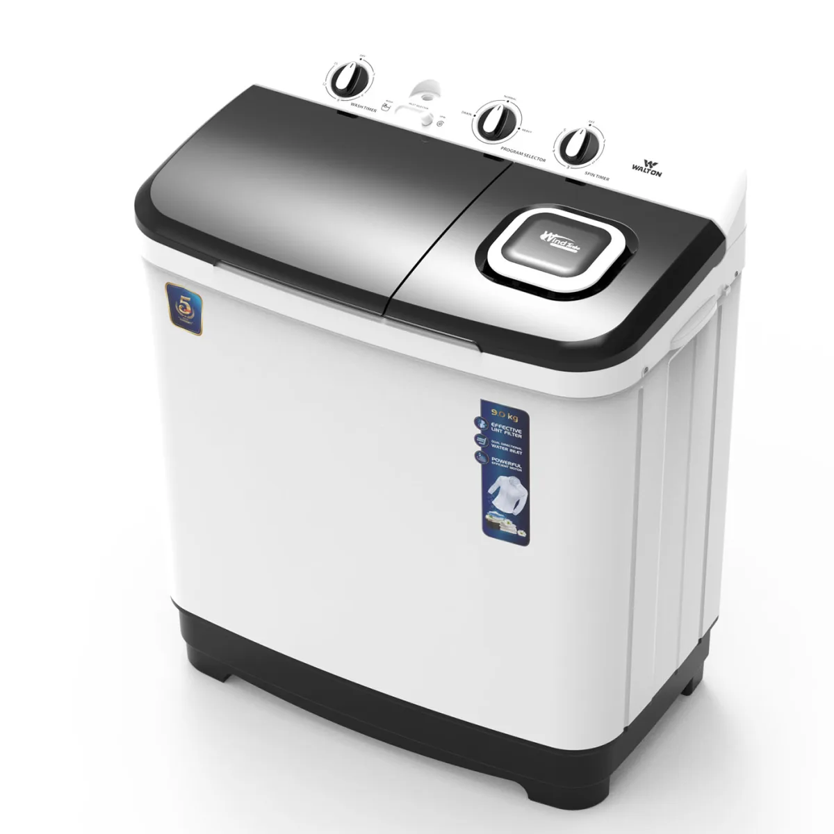 Walton Semi-Auto Washing Machine WWM-TWP90D — 2