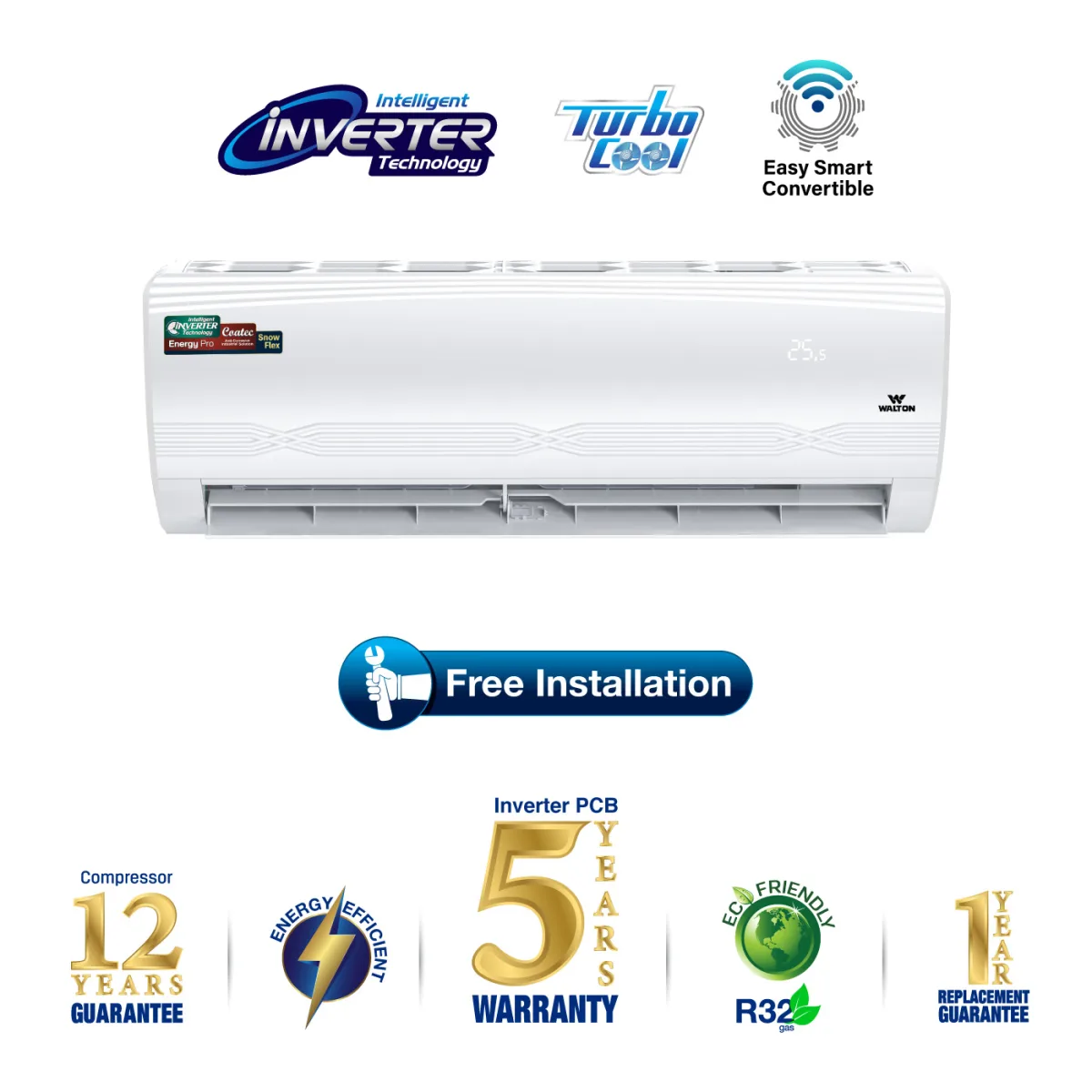 Walton Split AC WSI-AEROLUX-12J product image
