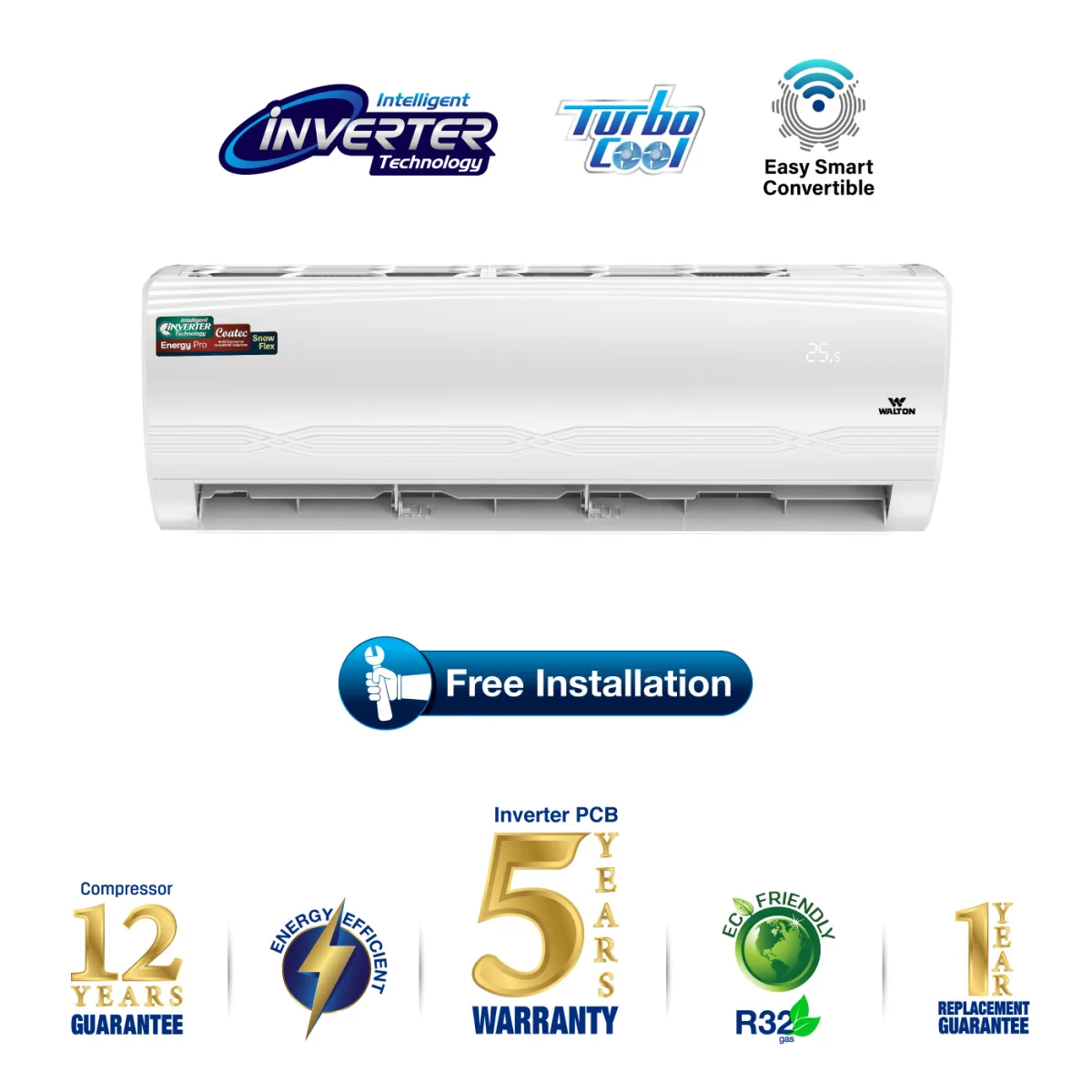 Walton Split AC WSI-AEROLUX-18M product image