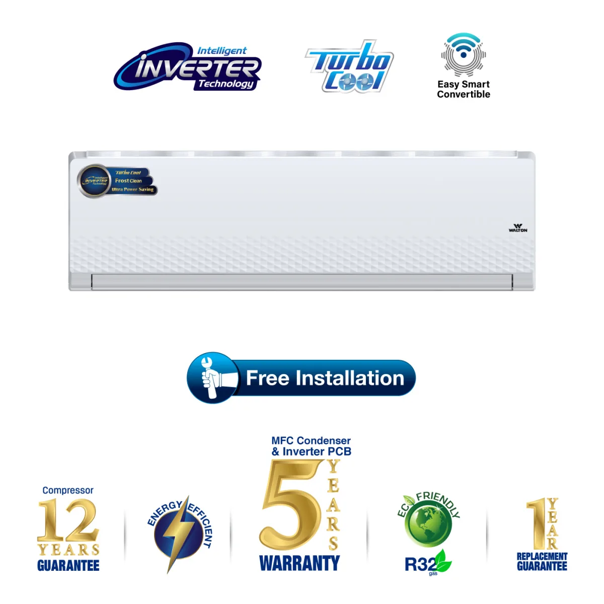 Walton Split AC WSI-DIAMOND-24M-FROST-CLEAN product image