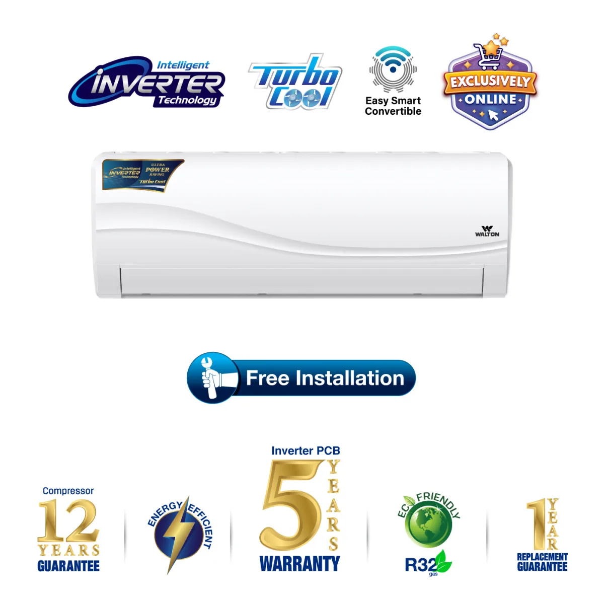 Walton Split AC WSI-RIVERINE-PRIME-12J product image