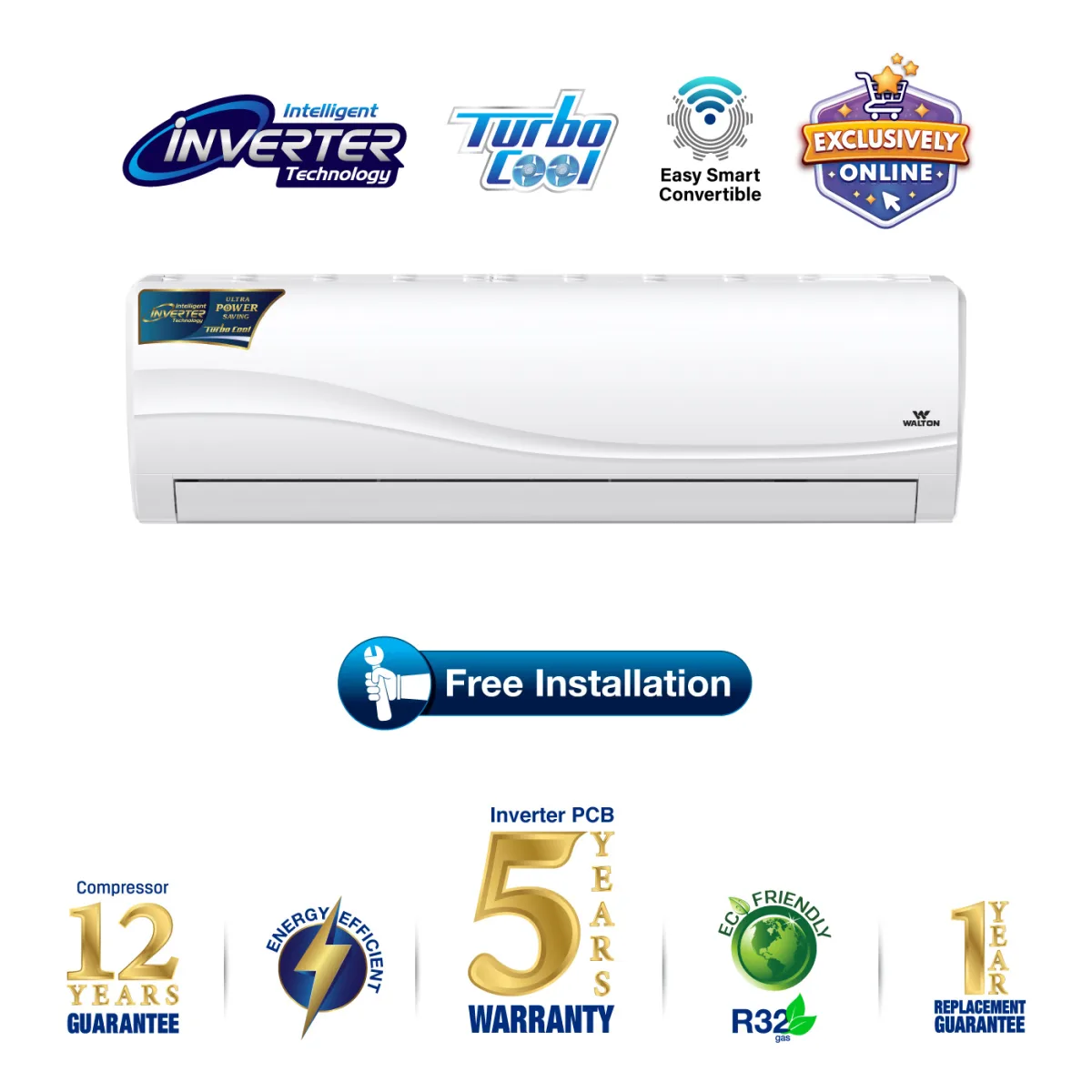 Walton Split AC WSI-RIVERINE-PRIME-24M product image