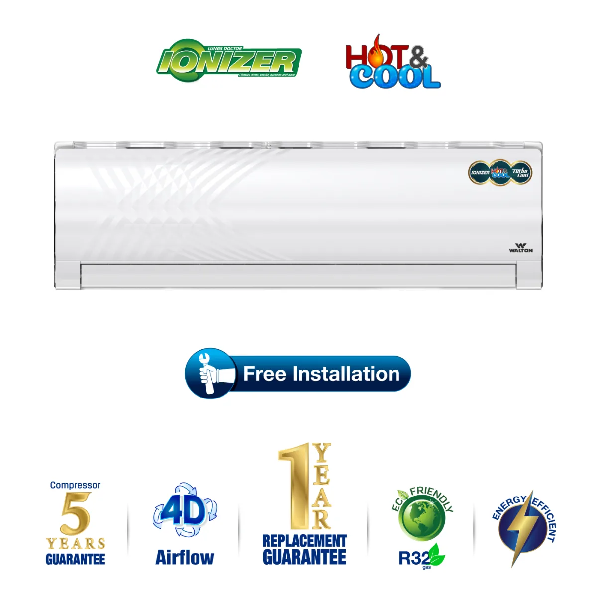 Walton Split AC WSN-KRYSTALINE-24HH product image